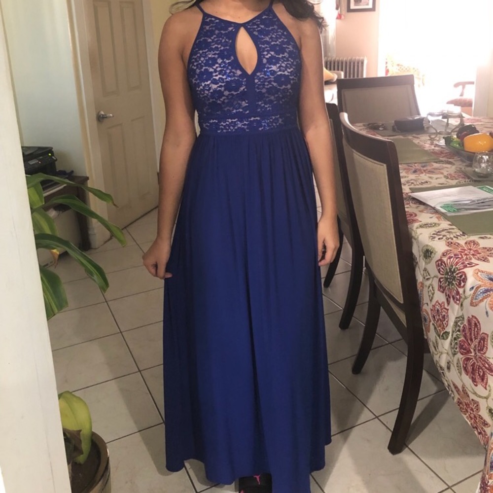 Navy blue dress